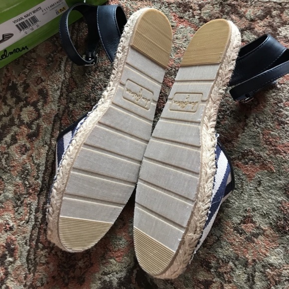 Sam Edelman Vivian Navy Espadrilles Open San - Picture 7 of 7